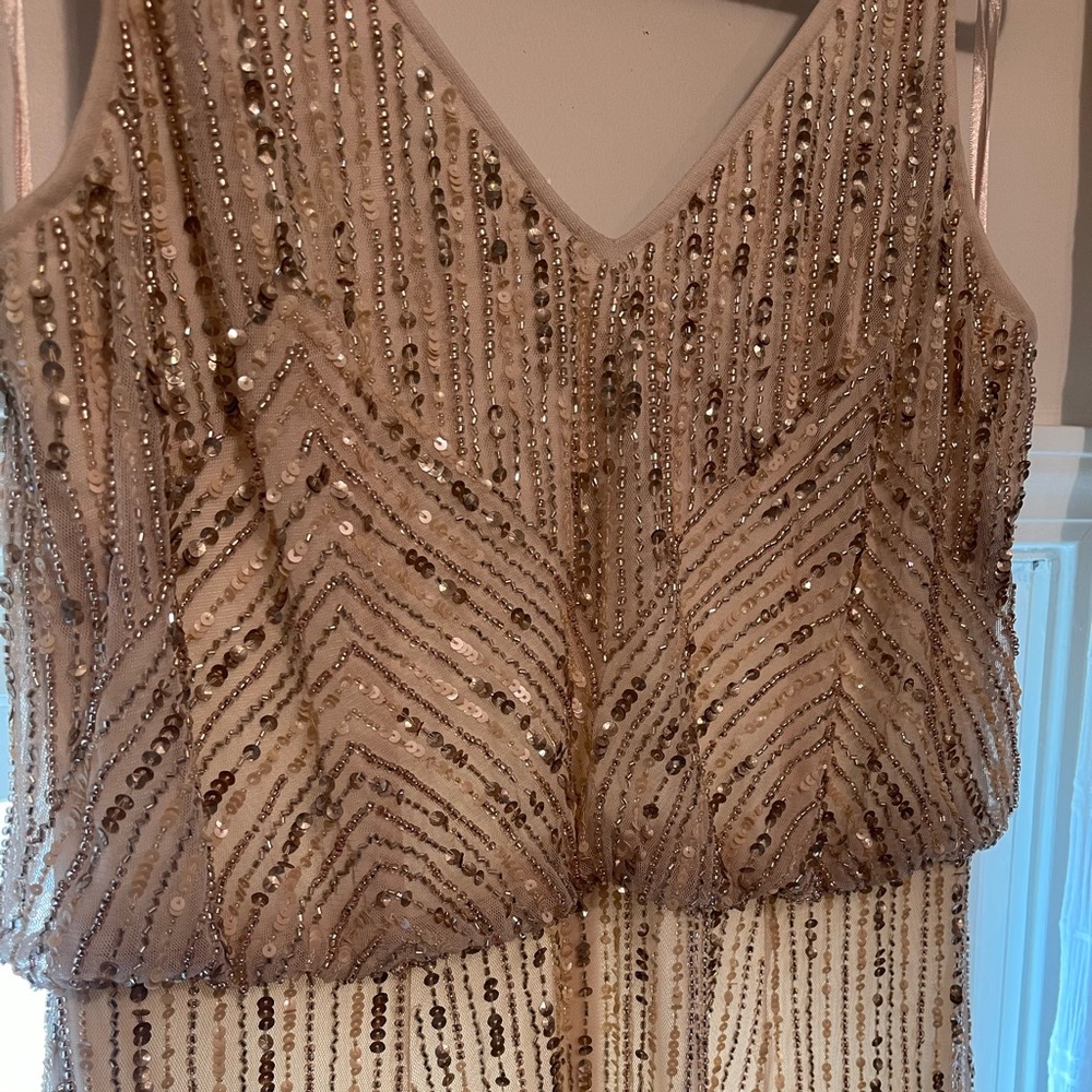 BHLDN by Anthropologie Beaded Bridesmaid dress. Size 14 - Picture 3 of 7